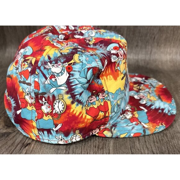 Disney Vans Alice In Wonderland Hat Cap Adult Snapback Skater EUC - Picture 4 of 4